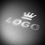 LOGO标志样机模版效果图名片纸张场景金属烫金烫银凹凸质感
