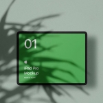 植物阴影投影场景iPhoneXS手机电脑平板样机PSD智能贴图素材模板