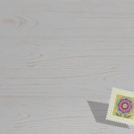 正方形邮票印花效果信封展示样机PSD源文件智能贴图分层设计素材
