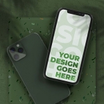 iphone 11 Pro模型正面手机背面效果图UI平铺展示PSD智能贴图样机