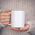 马克杯咖啡杯瓷杯PS效果图展示杯子贴图样机水杯茶杯PSD模板素材