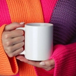 马克杯咖啡杯瓷杯PS效果图展示杯子贴图样机水杯茶杯PSD模板素材