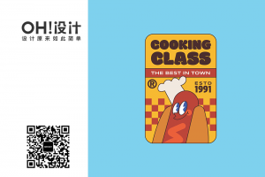 潮流美食快餐小吃logo标志卡通形象网红贴纸插图插画ai矢量素材