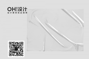 褶皱透明纸张布料塑料袋桌布文创手帕毛巾样机