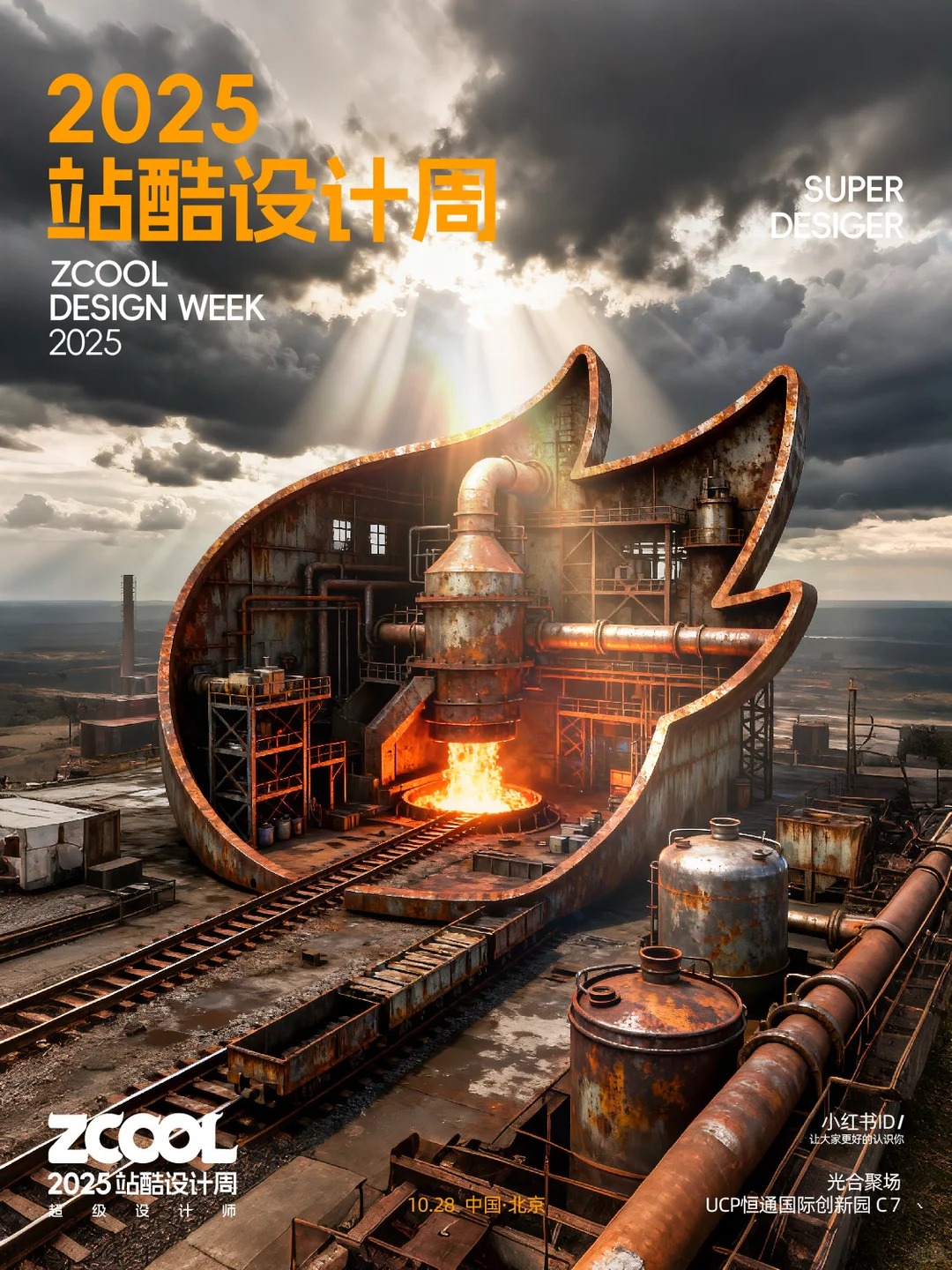 AI视觉 · 站酷设计周创意海报