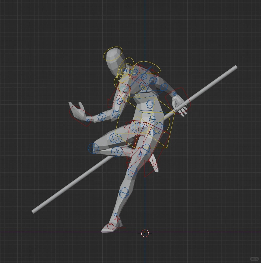 Blender游戏角色 · 动作设计动态参考