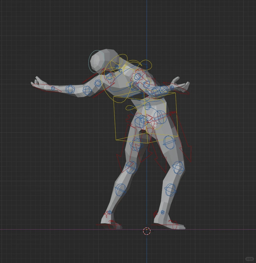 Blender游戏角色 · 动作设计动态参考