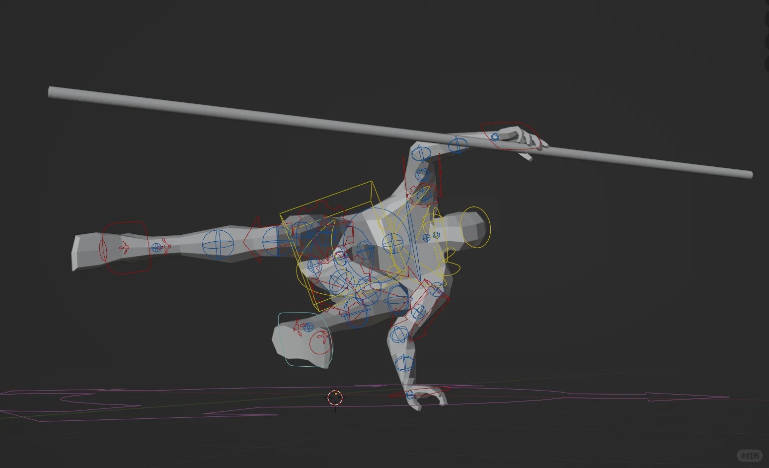 Blender游戏角色 · 动作设计动态参考