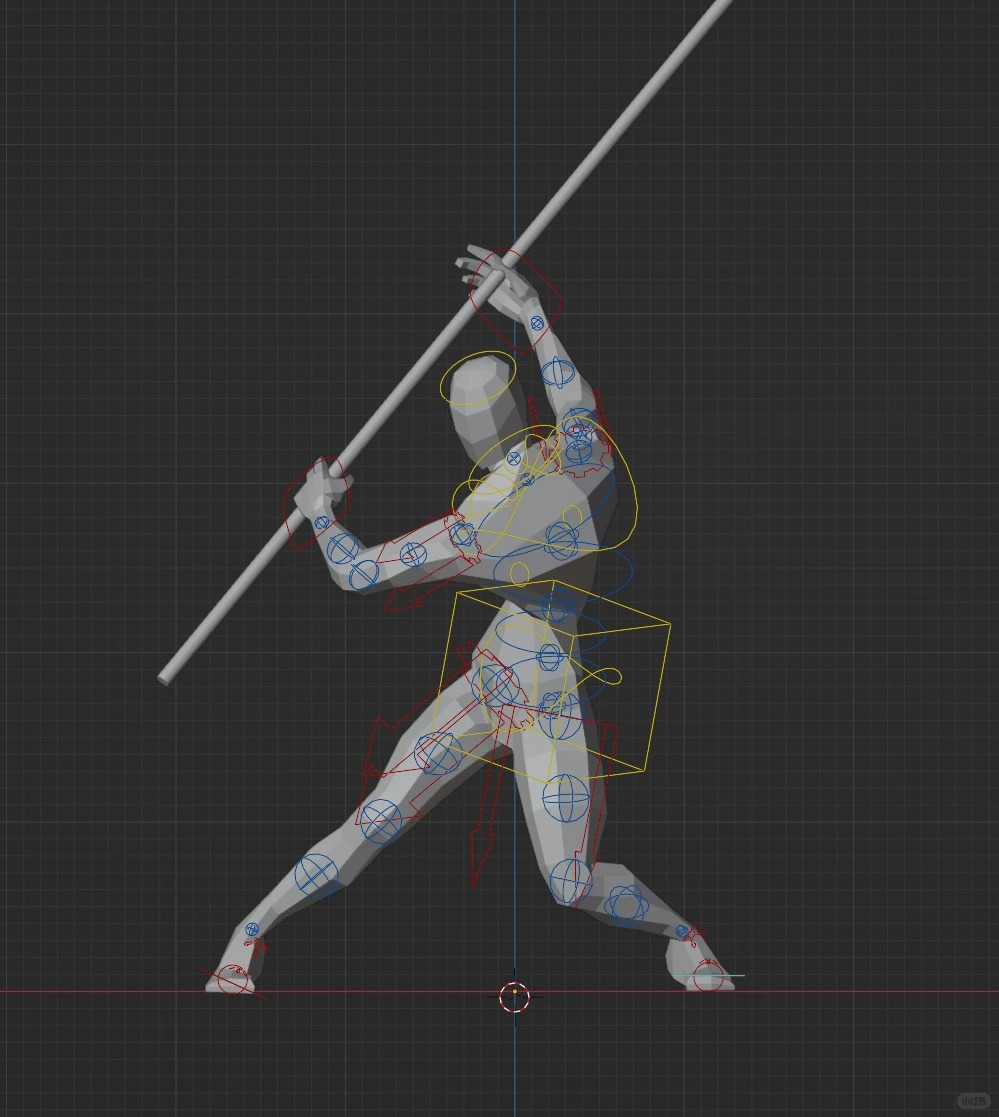 Blender游戏角色 · 动作设计动态参考