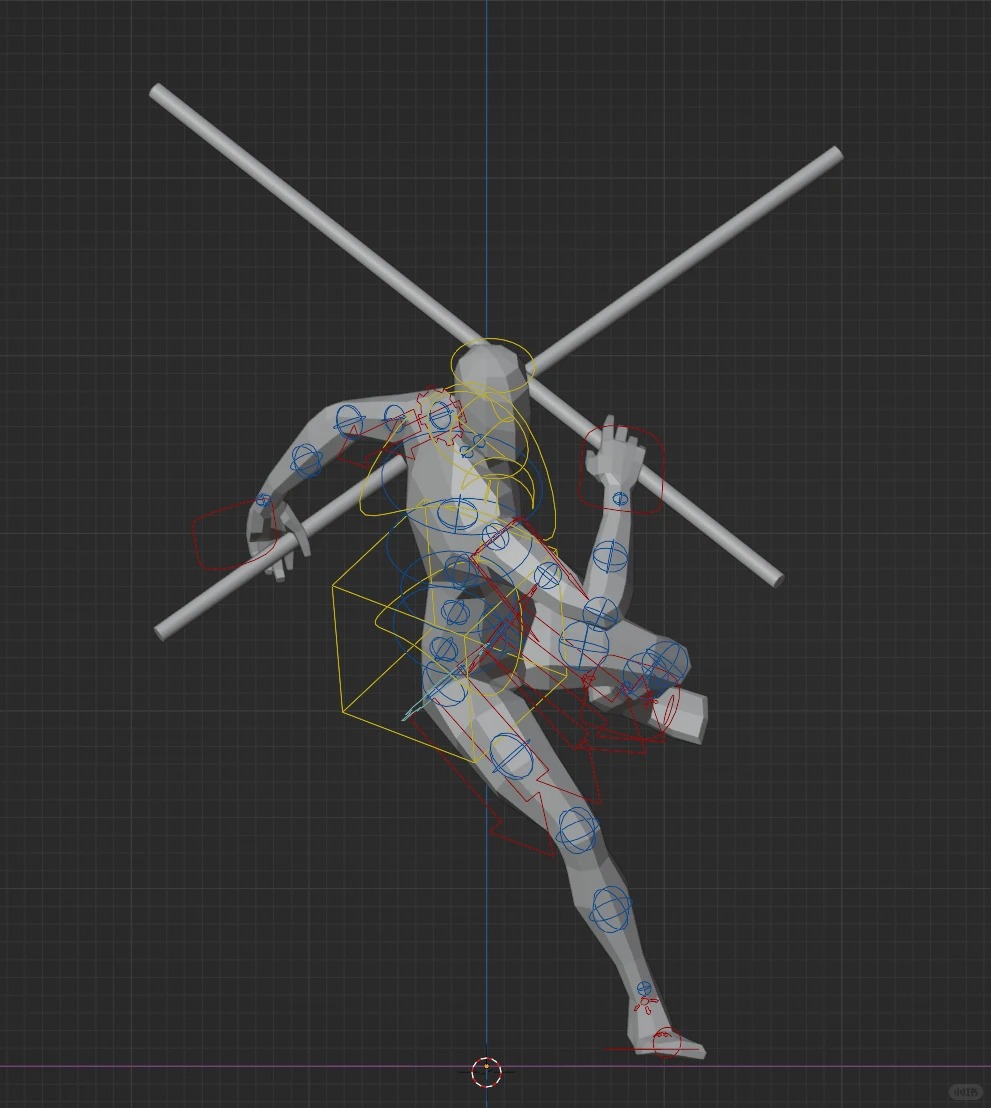 Blender游戏角色 · 动作设计动态参考