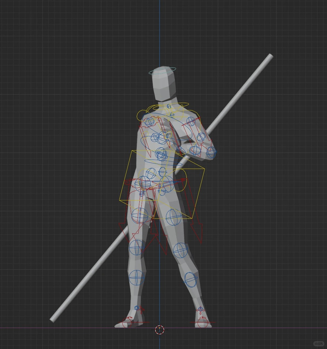 Blender游戏角色 · 动作设计动态参考