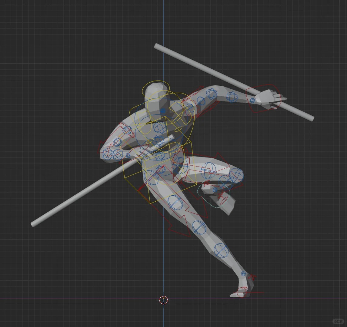 Blender游戏角色 · 动作设计动态参考
