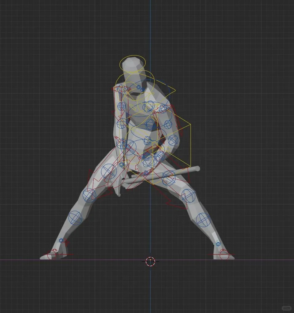 Blender游戏角色 · 动作设计动态参考