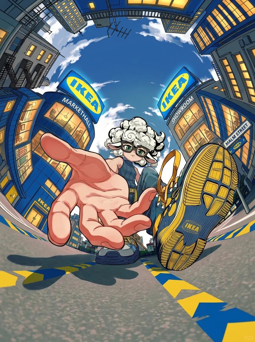 IP角色设计 · 大透视潮流插画