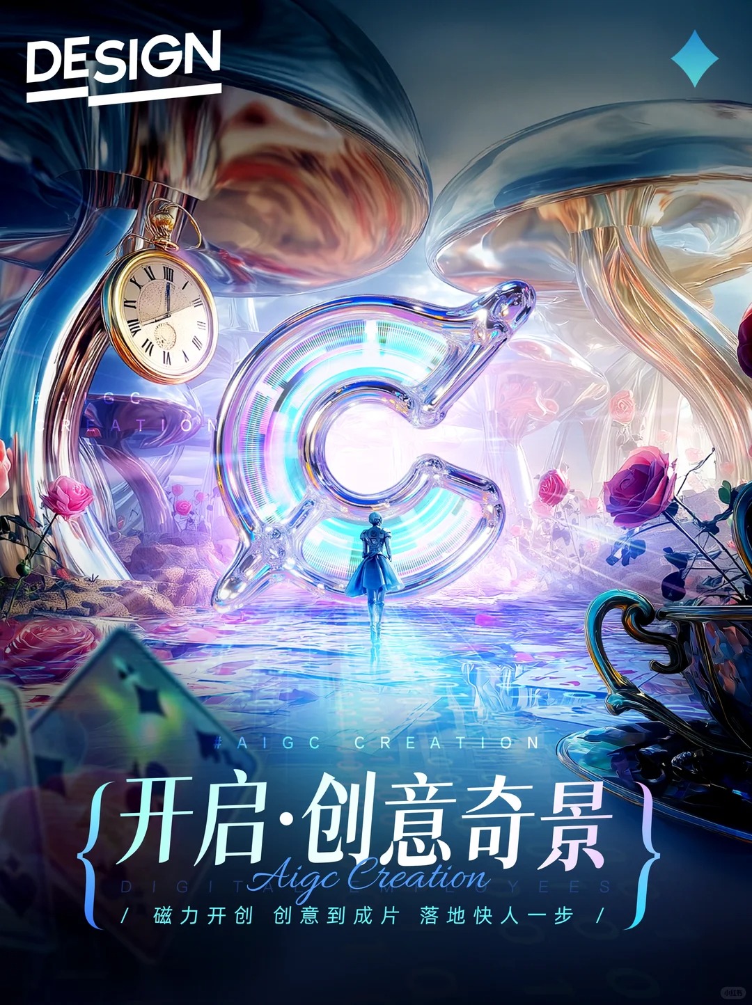 数字造梦季 · 活动主KV · 超级符号 · 大家都是艺术家 · AIGC · 超现实艺术|主视觉 / KV 设计灵感合集