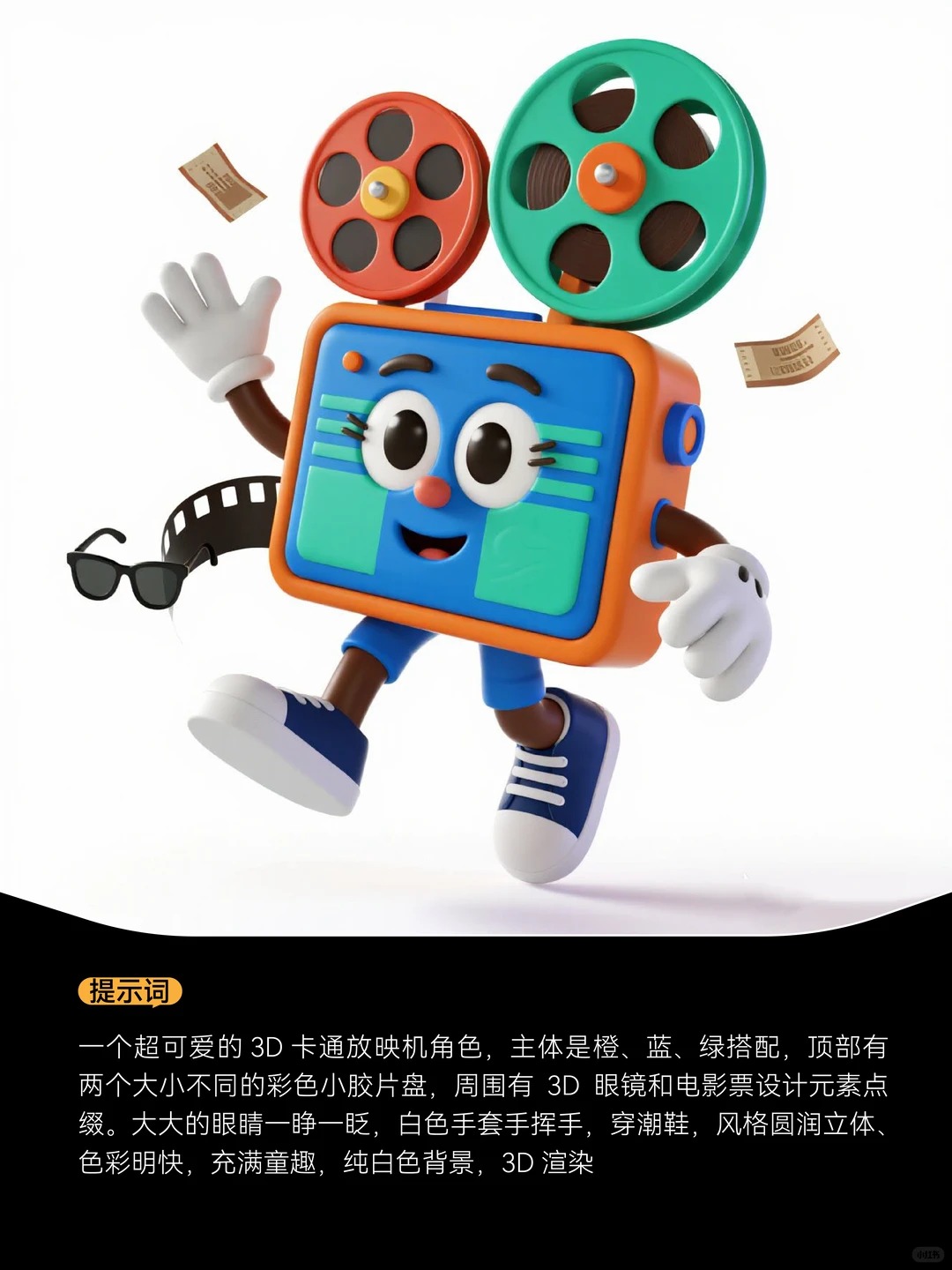 3D卡通图标设计 · Ai关键词 · 提示词|图标设计灵感合集