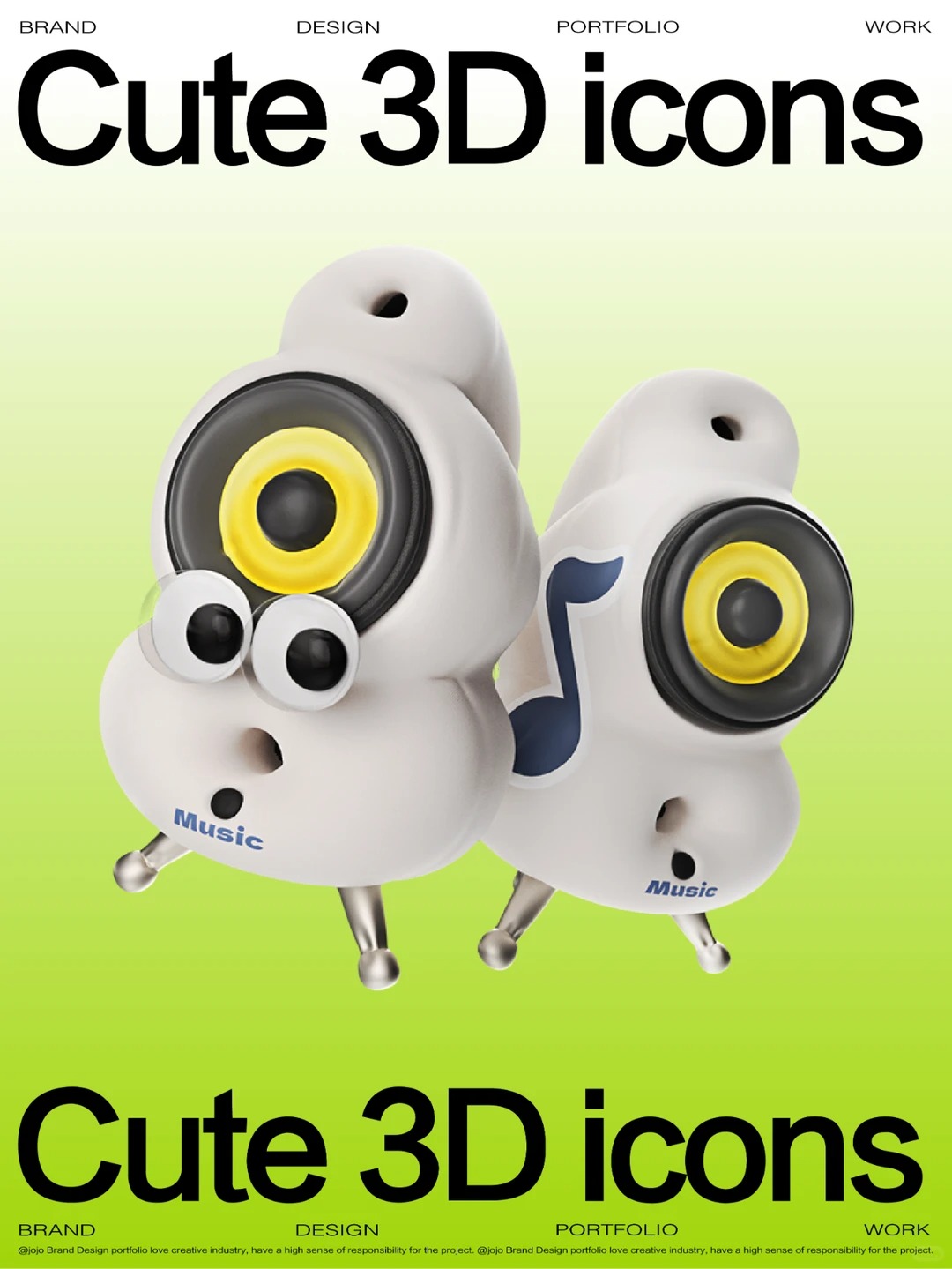 视觉设计 · 品牌设计 · icon · C4D · 3D｜图标设计灵感合集