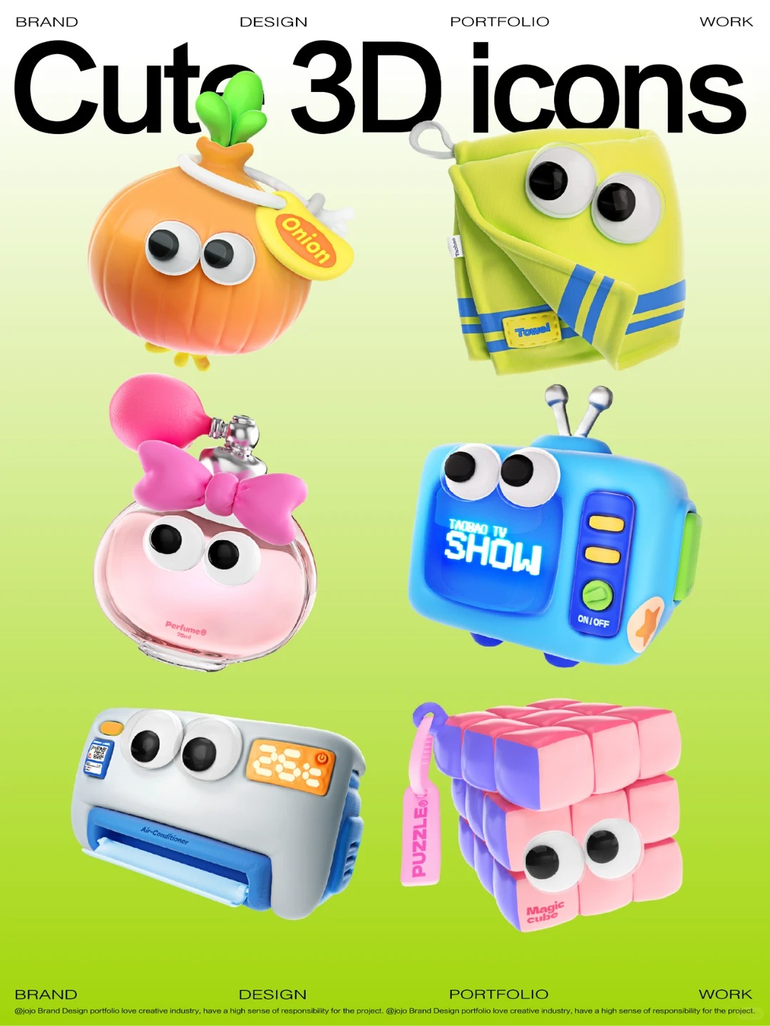视觉设计 · 品牌设计 · icon · C4D · 3D｜图标设计灵感合集
