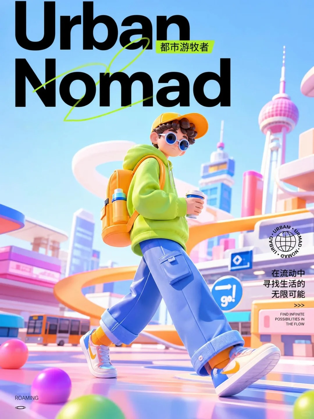 C4D · 视觉设计 · 小红书创作灵感设计大赛 · 运营插画 · 创意s海报 · 海报设计|主视觉 / KV 设计灵感合集
