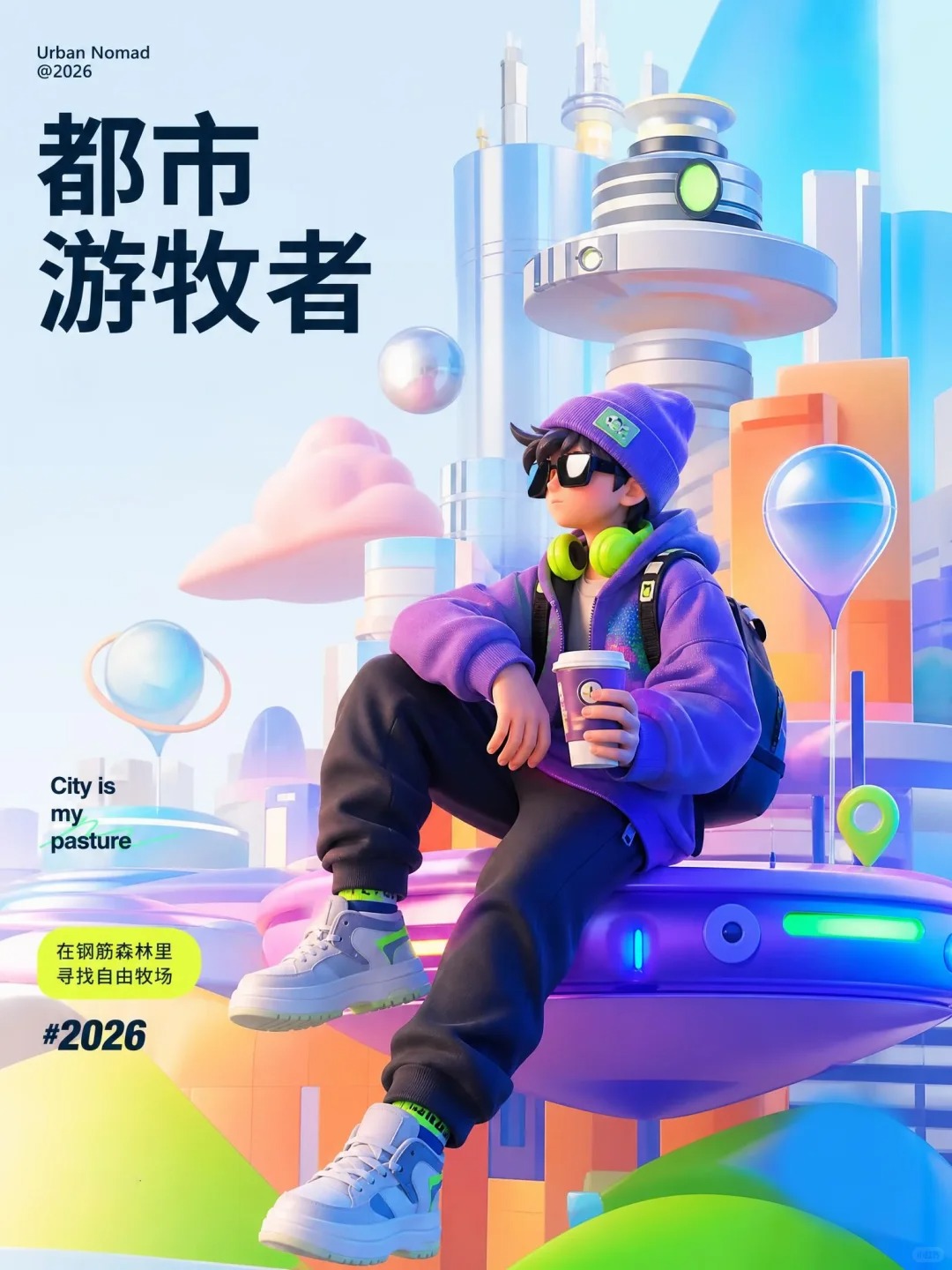C4D · 视觉设计 · 小红书创作灵感设计大赛 · 运营插画 · 创意s海报 · 海报设计|主视觉 / KV 设计灵感合集