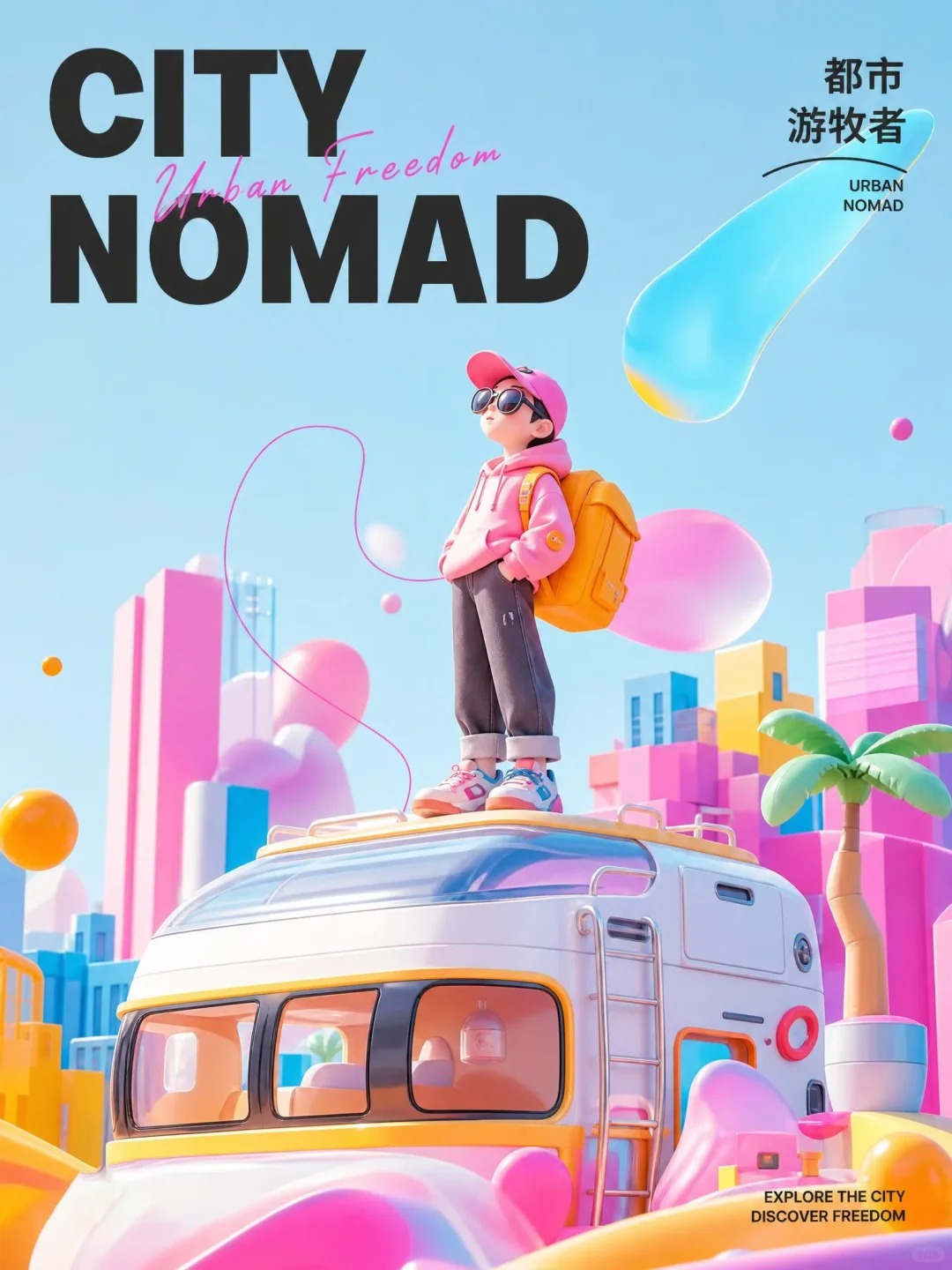 C4D · 视觉设计 · 小红书创作灵感设计大赛 · 运营插画 · 创意海报 · 海报设计|主视觉 / KV 设计灵感合集