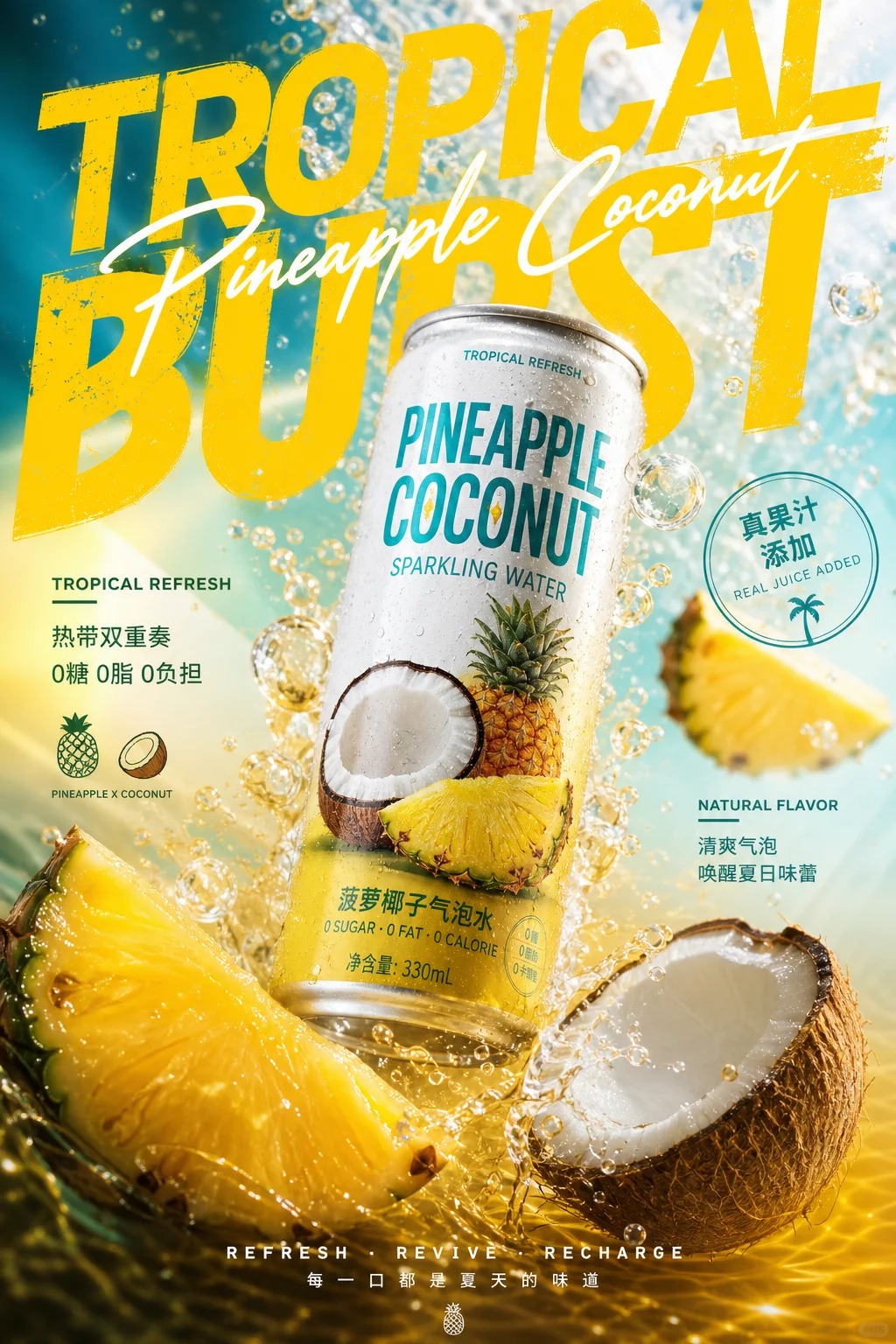 创意海报 · 海报练习 · 奶茶海报 · 电商设计 · 更懂混饮随时尽兴 · 奶茶设计|主视觉 / KV 设计灵感合集