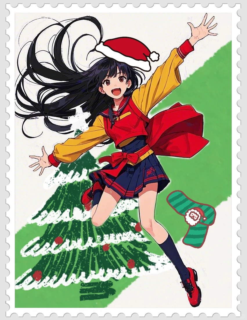 二次元角色动态 · 跳跃姿势插画参考