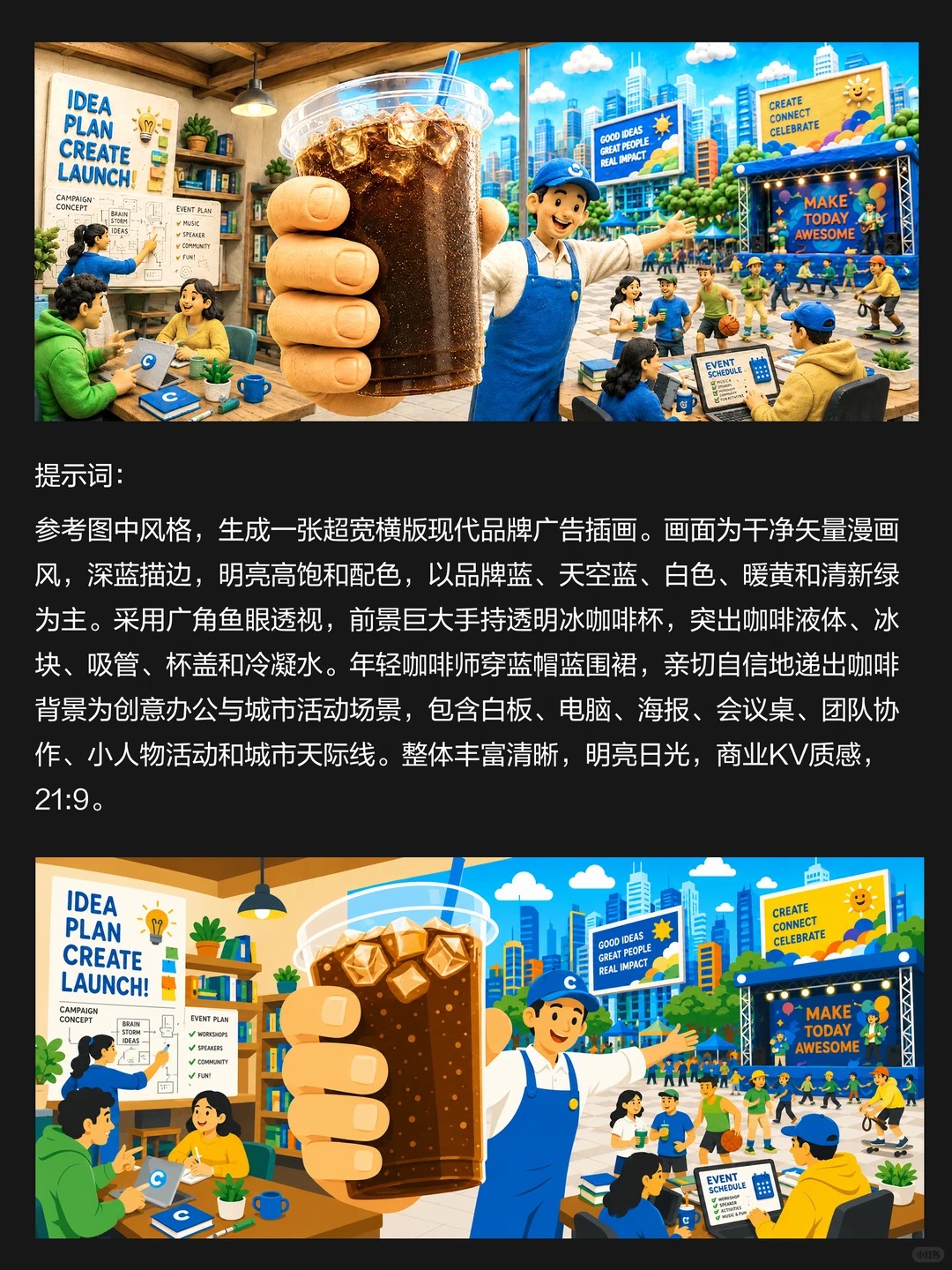 AI运营插画 · 3D场景化主视觉