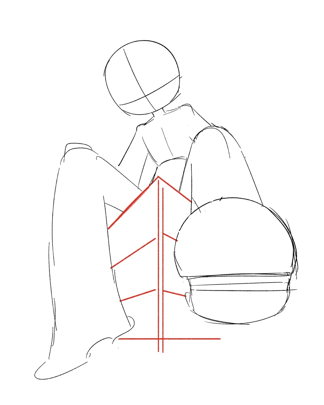 火柴人动态练习 · 柴圈摸鱼速写
