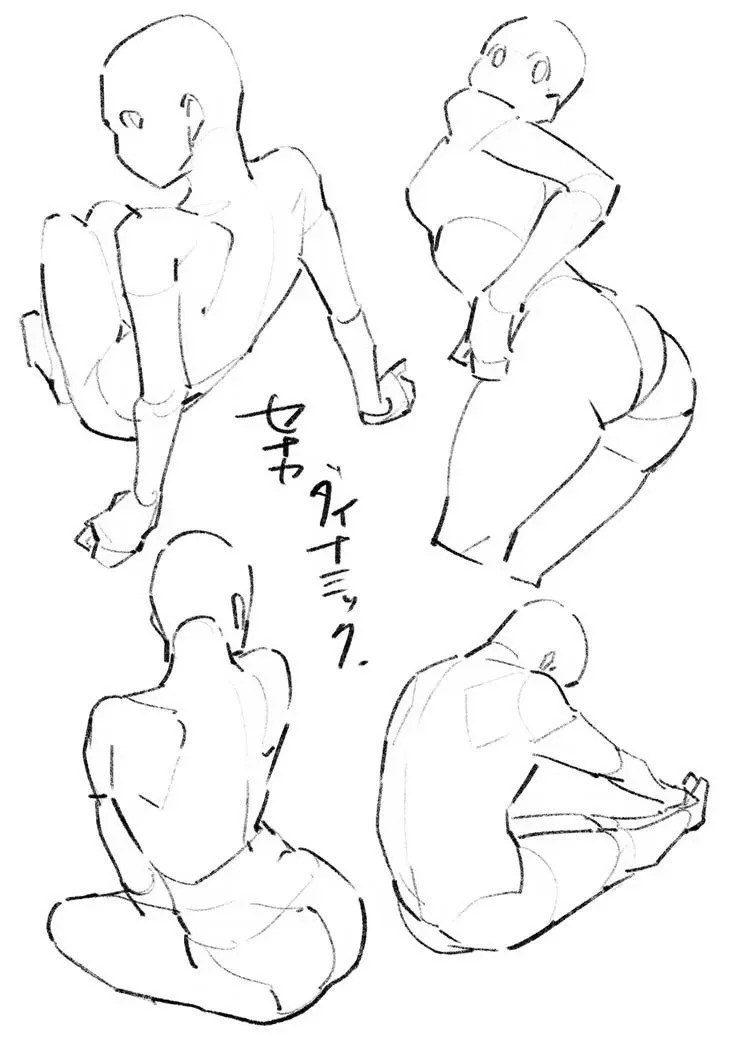 人体结构与动态 · 绘画模板素材